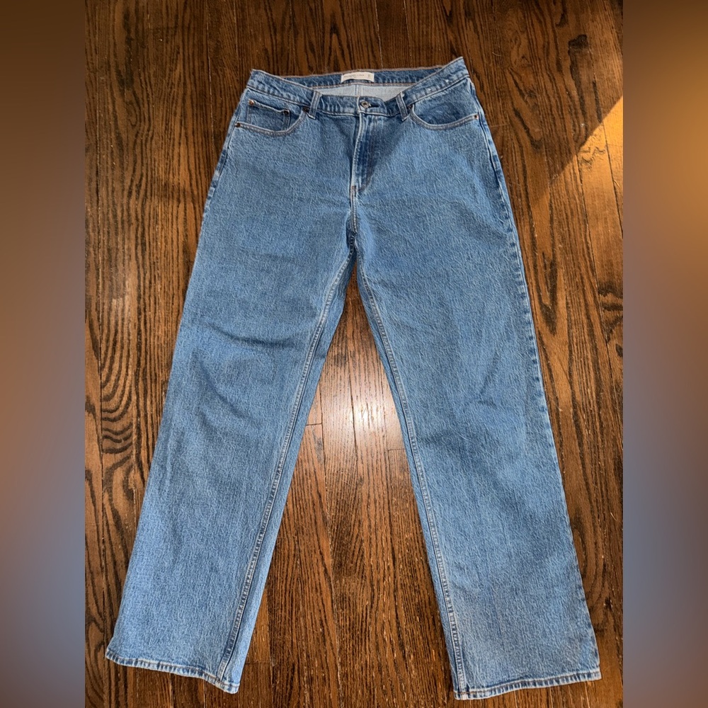 Abercrombie & Fitch Classic Blue Straight Leg Jeans